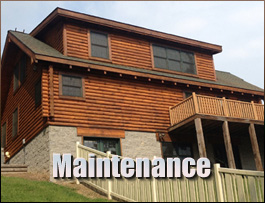  Thousandsticks, Kentucky Log Home Maintenance