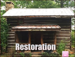 Historic Log Cabin Restoration  Thousandsticks, Kentucky